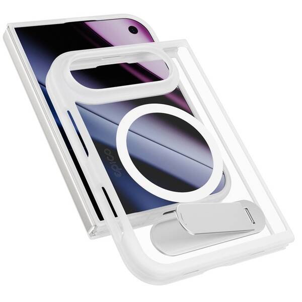 Kryt na mobil Epico HeroStand Mag+ Apple iPhone Duo se skládacím stojánkem průhledný


