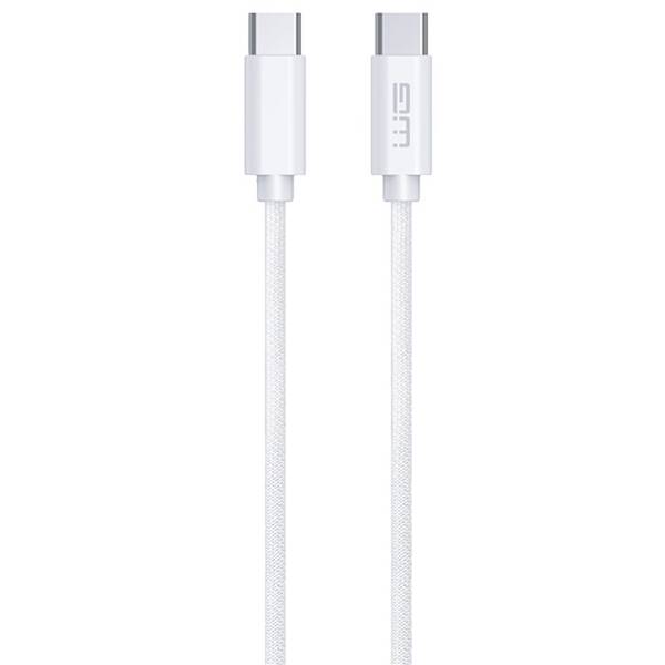 Kabel WG USB-C/USB-C, 120W, 1,5m bílý

