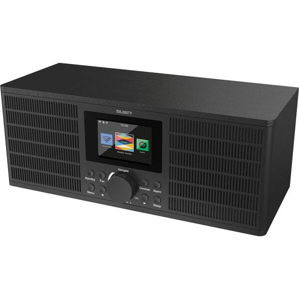 Internetový radiopřijímač Majority Peterhouse Graduate černá barva
