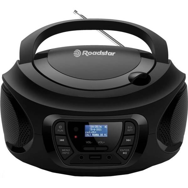 Radiopřijímač DAB+/CD Roadstar CDR-375 D+ černý

