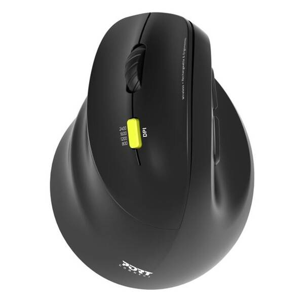 Myš PORT CONNECT Ergo Shape černá

