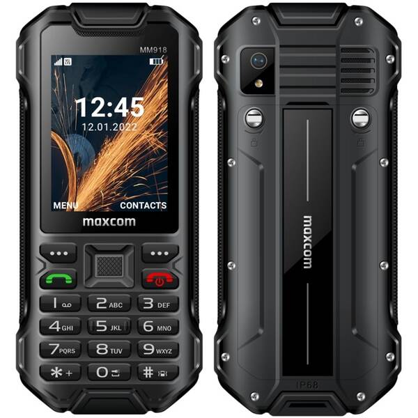 Mobilní telefon MaxCom MM918 L černý

