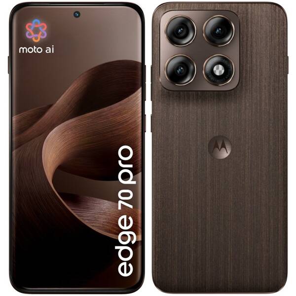 Mobilní telefon Motorola Edge 70 Pro 5G 8 GB / 256 GB hnědý

