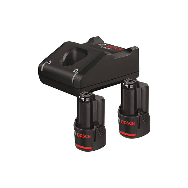 Set baterie a nabíječky Bosch Professional 2x 12V 3.0Ah + GAL 12V-40 

