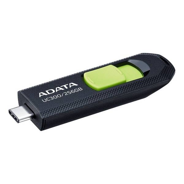USB Flash ADATA UC300 256GB černý/zelený

