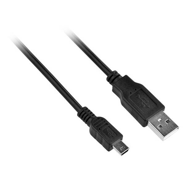 Kabel GoGEN USB/mini USB, 1,5m černý

