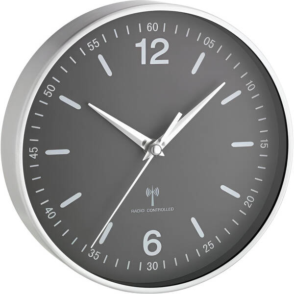 Nástěnné hodiny TFA 60.3503.10 stříbrné

