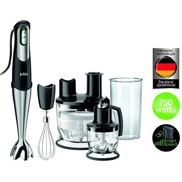 Ponorný mixér Braun MQ785 Patisserie Plus černý/nerez

