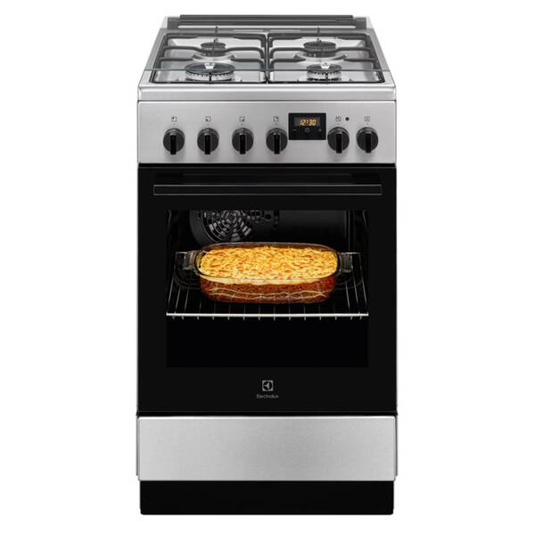 Kombinovaný sporák Electrolux LKK540201X nerez


