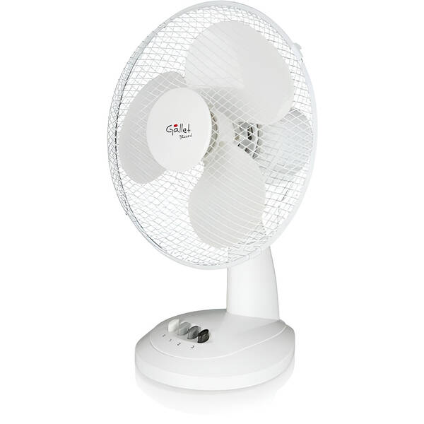Ventilátor stolní Gallet VEN12 bílý


