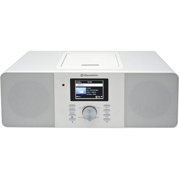 Internetový radiopřijímač s DAB+ Roadstar IR-540D+BT bílý


