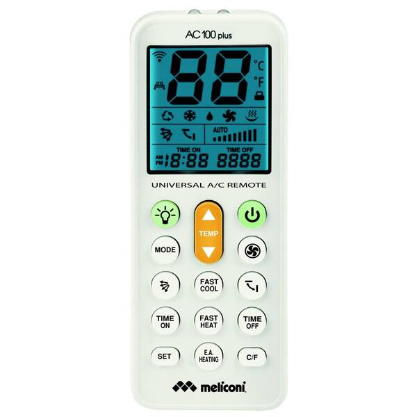 Dálkový ovladač Meliconi AC100 Plus, pro klimatizace bílý


