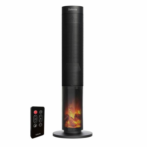 Teplovzdušný ventilátor Salente HotTower černý

