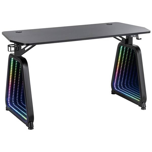 Herní stůl White Shark MEDUSA, RGB černý

