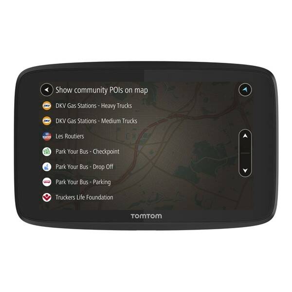Navigační systém GPS Tomtom GO Professional 6200 EU, Lifetime černá

