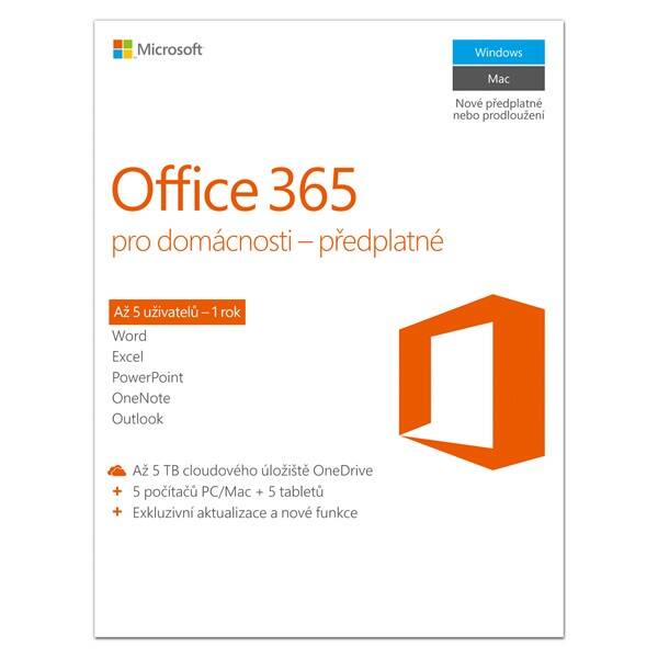Software Microsoft pro domácnosti CZ 

