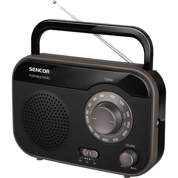 Radiopřijímač Sencor SRD 210 B černý

