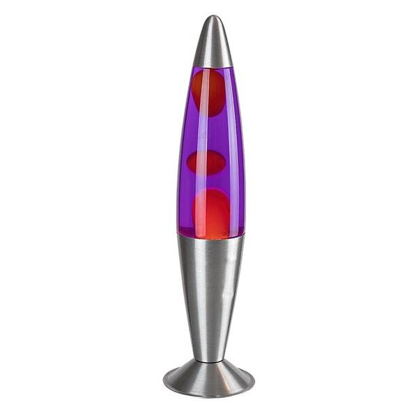 Stolní lampička Rabalux LOLLIPOP3 stříbrná/fialová

