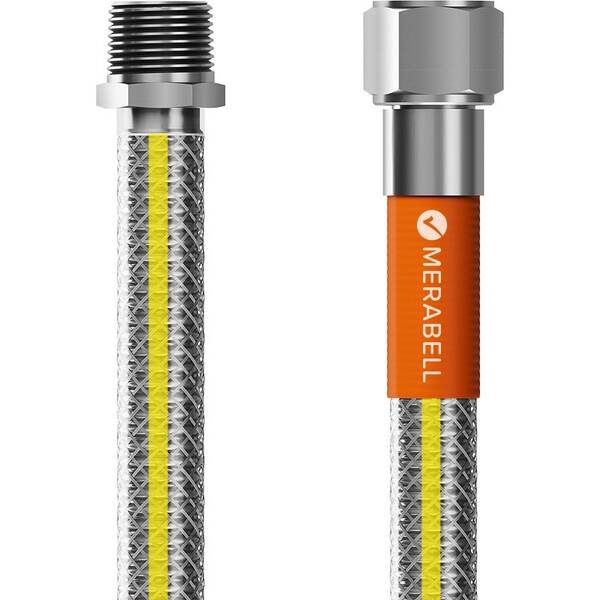 Hadice plynová připojovací Merabell R1/2"-Rp1/2" 75cm 

