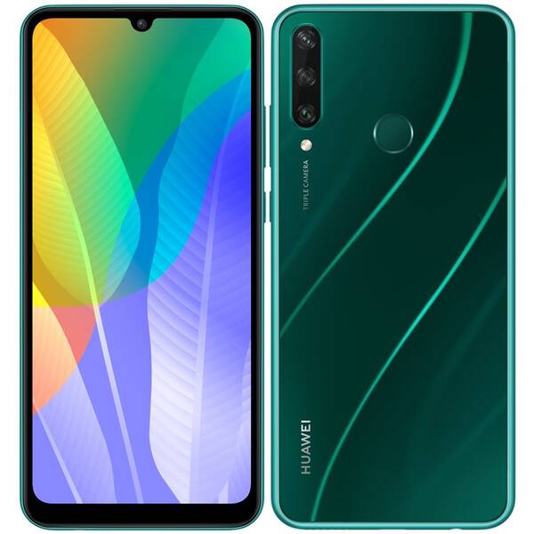 Mobilní telefon Huawei Y6p (HMS) zelený

