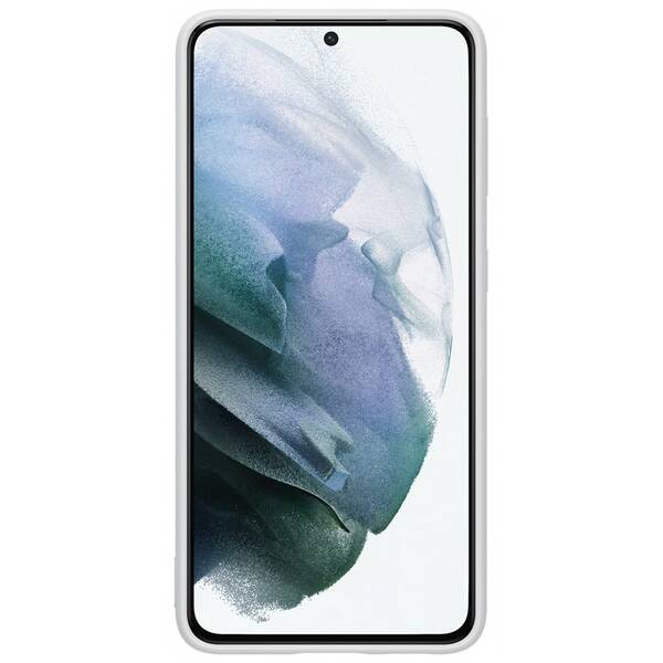 Kryt na mobil Samsung Silicone Cover na Galaxy S21 5G šedý

