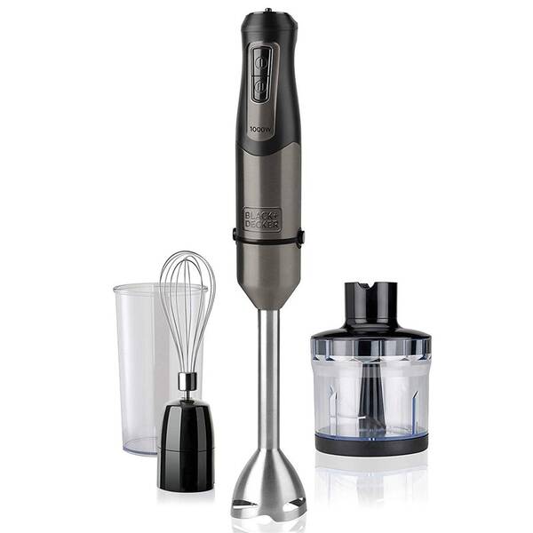 Ponorný mixér Black+Decker BXHBA1000E černý/nerez

