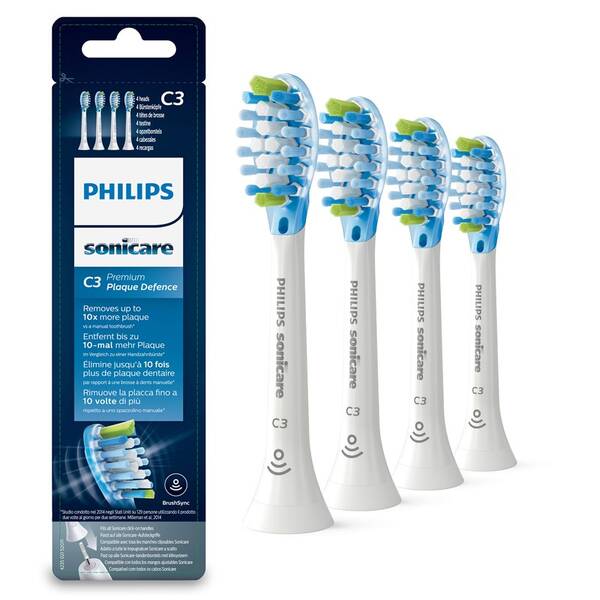 Náhradní hlavice Philips HX9044/17 (4 ks) bílá

