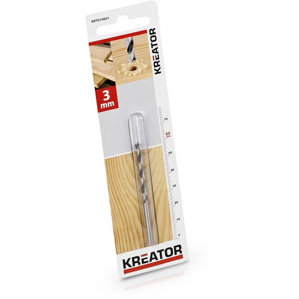 Vrták Kreator KRT010601, 3×60 mm 

