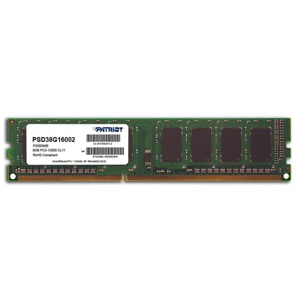 Operační paměť Patriot 8GB DDR3 1600MHz CL11 

