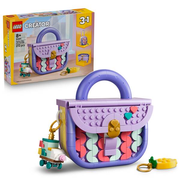 Stavebnice LEGO® Creator 3 v 1 31391 Módní kabelka s úložným prostorem 


