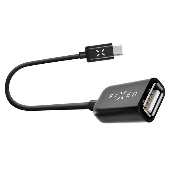 Redukce FIXED USB Type-C, OTG, USB 2.0 černá


