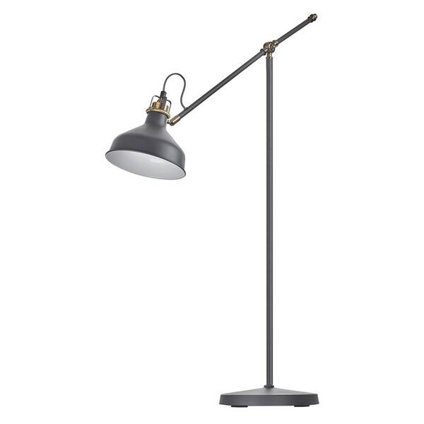 Stojací lampa EMOS ARTHUR šedá

