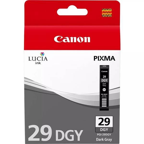 Inkoustová náplň Canon PGI-29 DGY, 670 stran šedá

