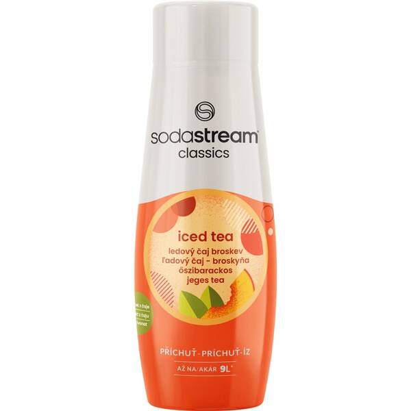 Příchuť pro perlivou vodu SodaStream Ledový čaj broskev 440 ml 

