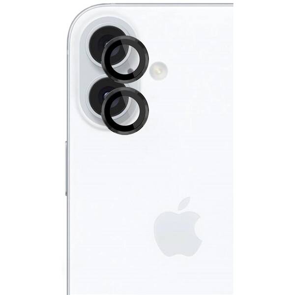 Ochranné sklo čočky fotoaparátu 3mk Lens Protection Pro na Apple iPhone 16/16 Plus černé

