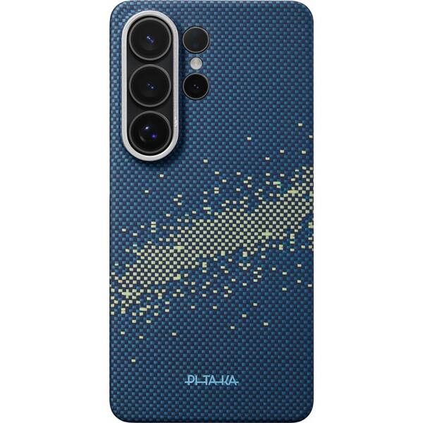 Kryt na mobil Pitaka Edge Milky Way Galaxy na Samsung Galaxy S26 Ultra modrý

