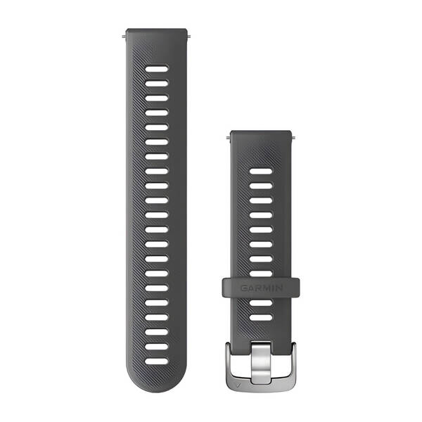 Řemínek Garmin Quick Release (20 mm), silikonový šedý

