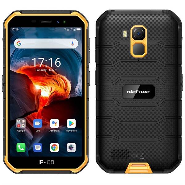 Mobilní telefon UleFone Armor X7 PRO černý/oranžový

