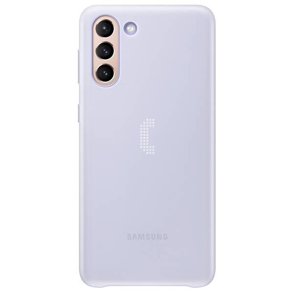Kryt na mobil Samsung LED Cover na Galaxy S21+ 5G fialový

