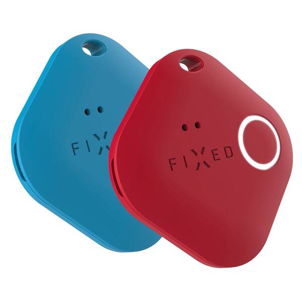 Klíčenka FIXED Smile PRO, Duo Pack červená/modrá

