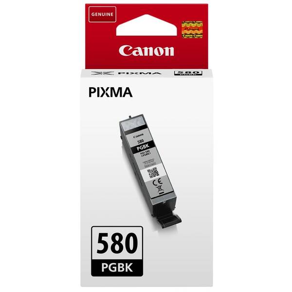 Inkoustová náplň Canon PGI-580 PGBK, 200 stran černá

