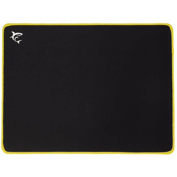 Podložka pod myš White Shark YELLOW-KNIGHT 40 × 30 cm černá/žlutá

