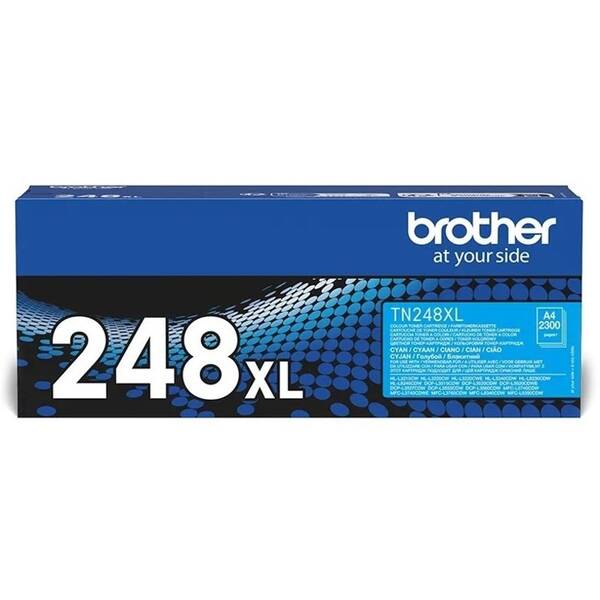 Toner Brother TN-TN248XL, 2 300 stran azurová barva
