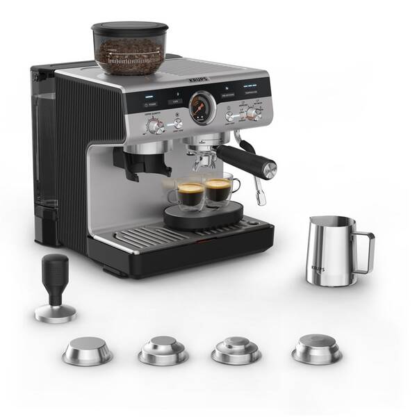 Pákový kávovar Krups XP801T10 Precision nerez
