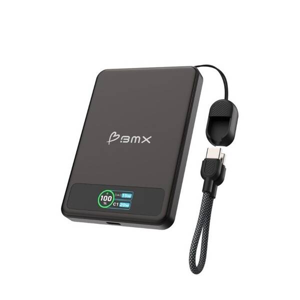 Powerbanka BMX SolidSafe™ 5K Solid-State magnetická černá

