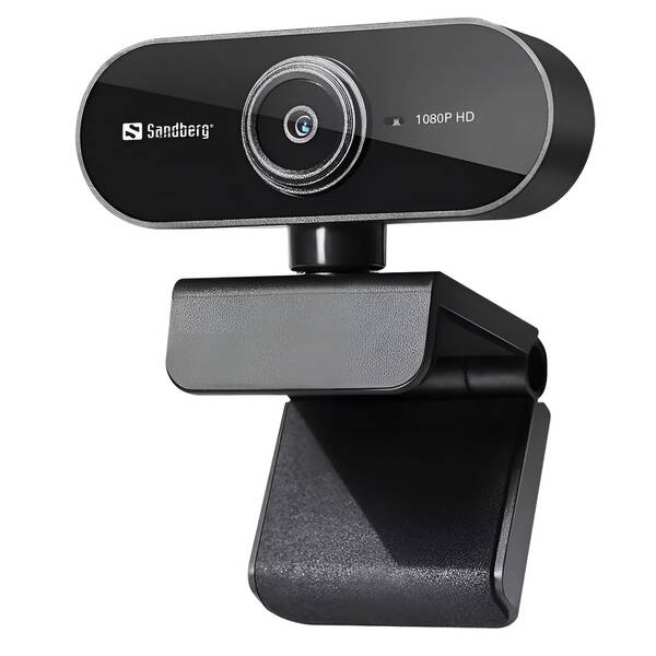 Webkamera Sandberg Webcam Flex 1080P HD černá

