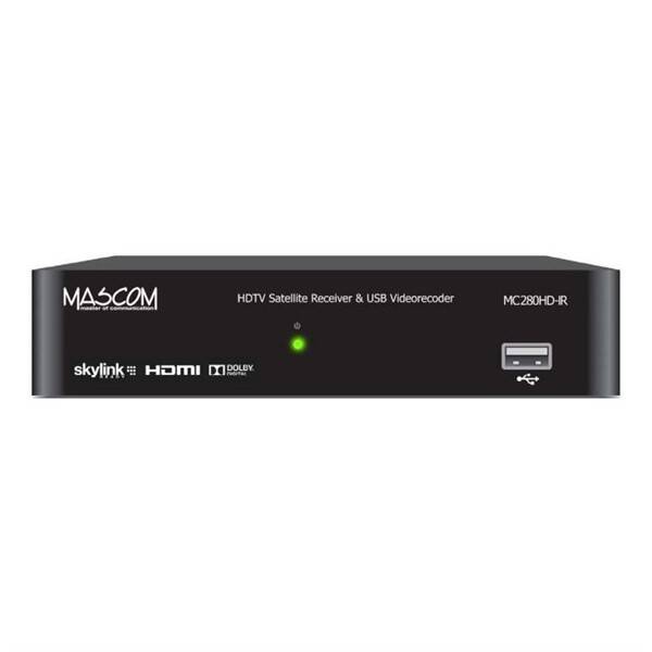 Satelitní přijímač Mascom MC280HD-IR v HD černý


