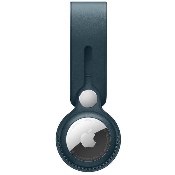  Apple AirTag kožené poutko - baltsky modré 

