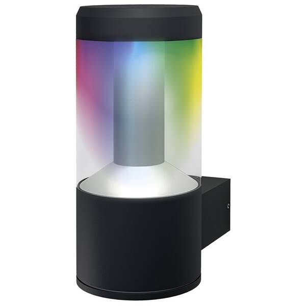Nástěnné svítidlo LEDVANCE SMART+ Modern Lantern Multicolor Wall černá barva
