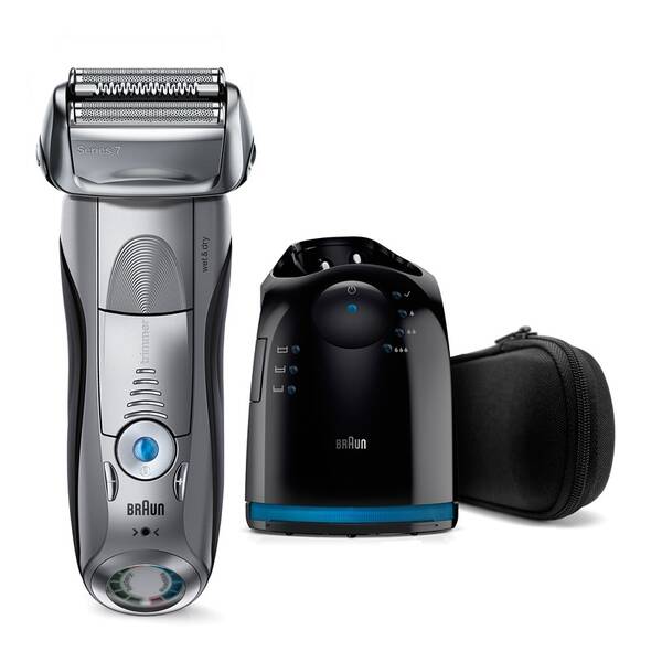 Holicí strojek Braun 7899cc Clean&Charge Wet&Dry stříbrný

